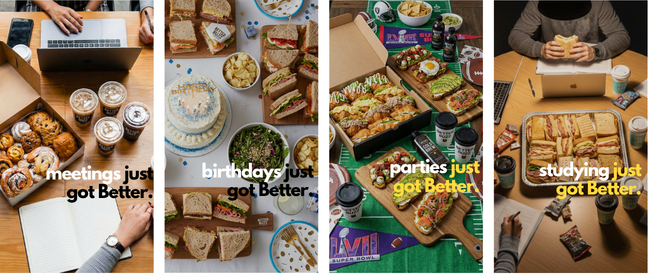 Instagram Story ads — Better Buzz catering